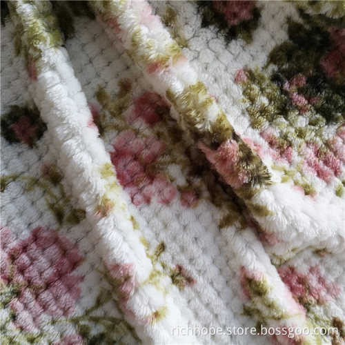 Textilfabrik liefern Großhandel Jacquard Flanell Stoff